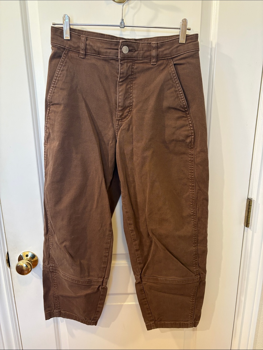Everlane Utility Barrel Pant Brown